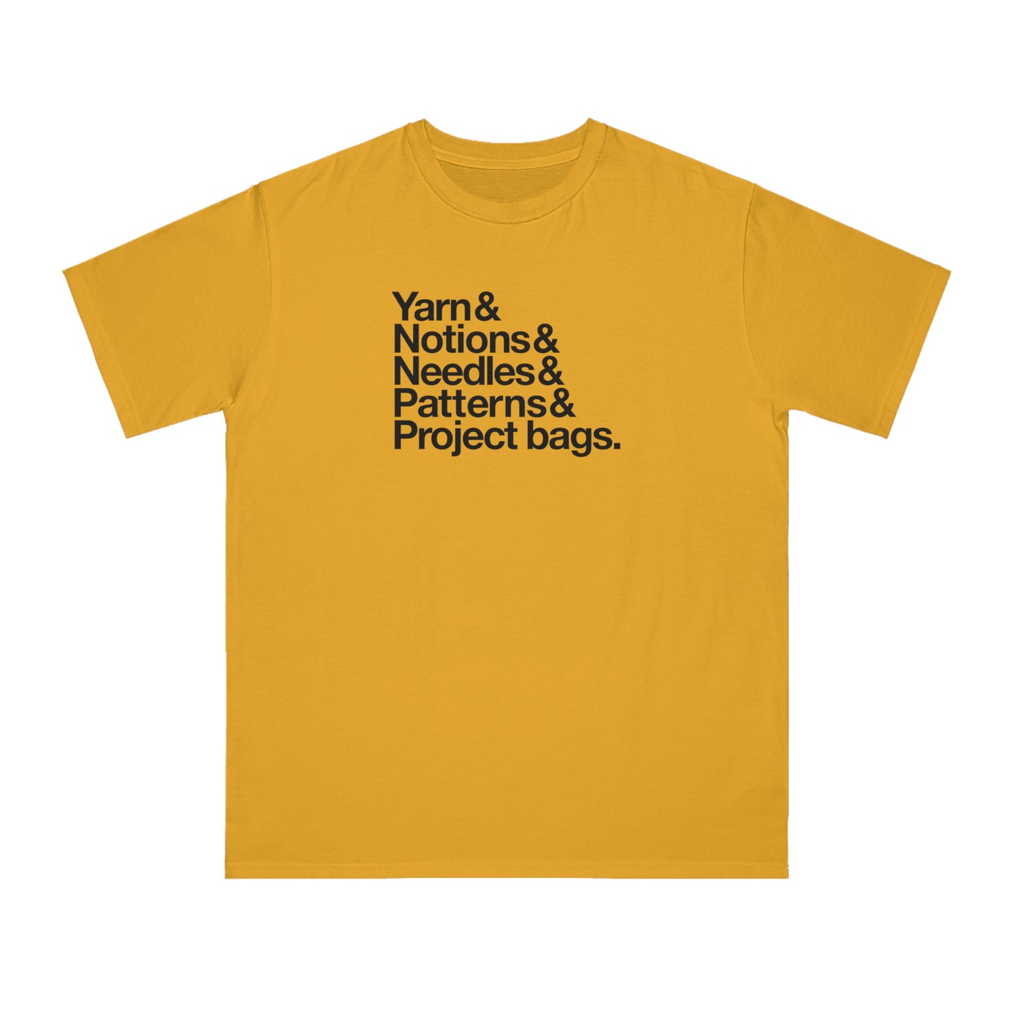 Knitting Supplies Organic Unisex T-Shirt