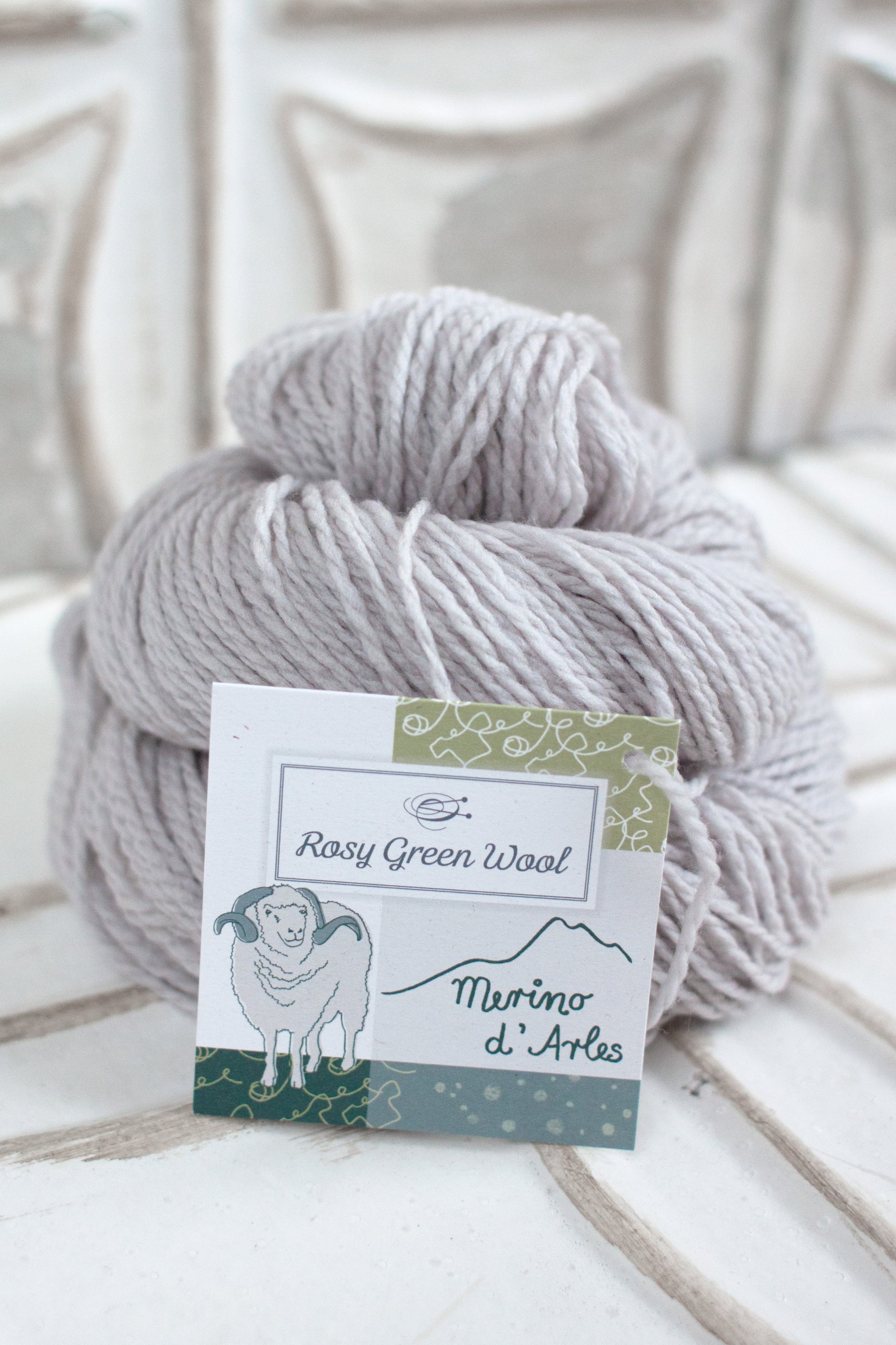 ROSY GREEN WOOL MERINO D'ARLES
